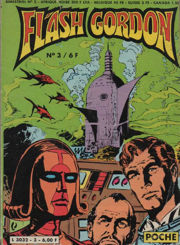 Scan de la Couverture Flash Gordon Guy l Eclair n 3